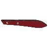 PACK 3 CUCHILLO CHULETERO MICRODENTADO HOJA 10CM  MODELO GULASH ROJO