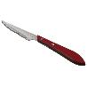 PACK 3 CUCHILLO CHULETERO MICRODENTADO HOJA 10CM  MODELO GULASH ROJO