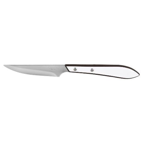 PACK 3 CUCHILLO DE MESA CON FILO HOJA 10CM  MODELO GULASH BLANCO