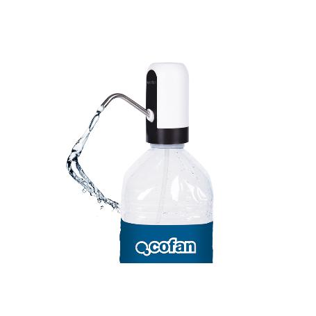 DISPENSADOR DE AGUA PARA GARRAFAS RECARGABLE USB 6.9 X12.3 CM