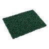 PACK DE 4 ESTROPAJOS VERDES 100% FIBRA   CAJA 14 UNID.