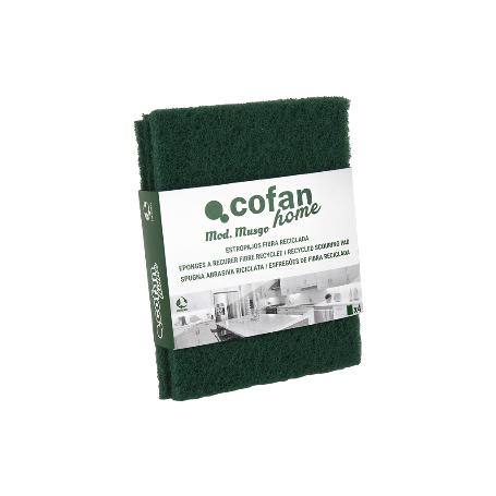 PACK DE 4 ESTROPAJOS  VERDES 100% FIBRA VENTA UNITARIA