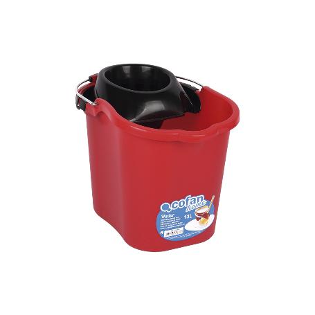 CUBO+ESCURRIDOR ROJO 16 L