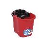 CUBO+ESCURRIDOR ROJO 16 L