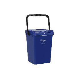 CONTENEDOR AZUL PARA PAPEL-CARTON 25L.