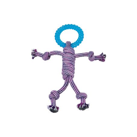 JUGUETE MORDEDOR PERROS AZUL 30 X 22 CM