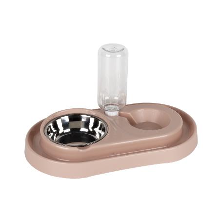 DISPENSADOR DE AGUA Y COMIDA PARA MASCOTAS  40,5 X 3,5 X 23 CM