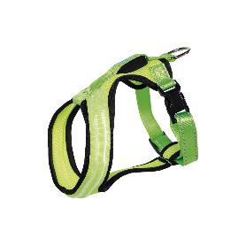 ARNES ILUMINADO Y REFLECTANTE CON LUZ LED PARA PERROS  35X32-50CM