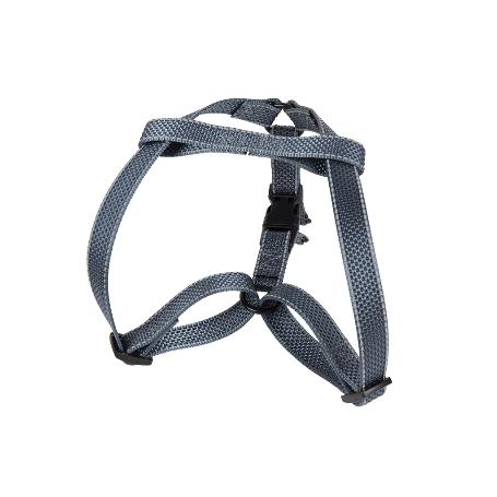 ARNES PARA PERROS REFLECTANTE GRIS 1,5X30-50CM