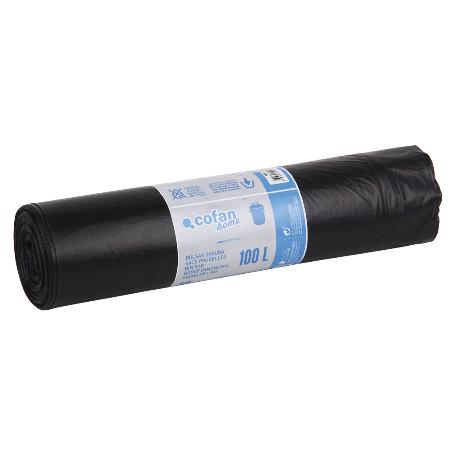 BOLSA DE  BASURA 85X105 G.130 COLOR NEGRO 10 UDS