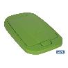 CUBO DE BASURA PARA RECICLAR 25 LITROS  COLOR VERDE 21.5 X 36 X 51 CM