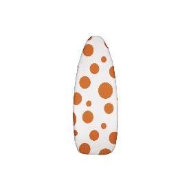 FUNDA TABLA PLANCHAR ACOLCHADA 140X60 LUNARES NARANJAS
