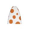 FUNDA TABLA PLANCHAR ACOLCHADA 140X60 LUNARES NARANJAS