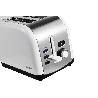 TOSTADOR 2 REBANADAS COLOR BLANCO/ACERO PANTALLA DIGITAL 26,8 X17,3 X 19 CM 800W