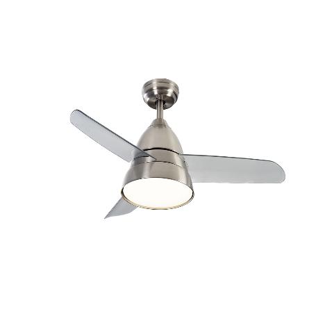 VENTILADOR DE TECHO DE ACERO CON LUZ LED 92 CM 55 W