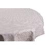 MANTEL REDONDO PETALOS ANTIMANCHAS RESINADO JACQUARD CONFECCIONADO 50% ALGODÓN 50% POLIESTER 1,60 M