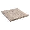 ALFOMBRA BAÑO BEIGE GR.1000 MODELO ABISINIA 60X60CM