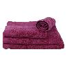 TOALLA BAÑO PÚRPURA GR.580/M2 MODELO MAR ROJO 100X150CM