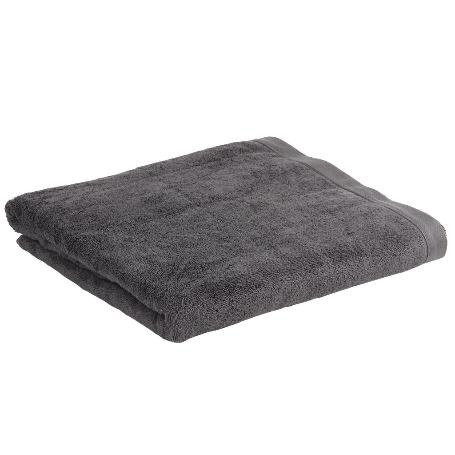 TOALLA DUCHA GRIS ANTRACITA GR.580/M2 MODELO PIEDRA 70X140CM