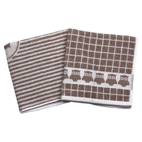 PACK 2 PAÑOS COCINA 50X50 TOSTADO