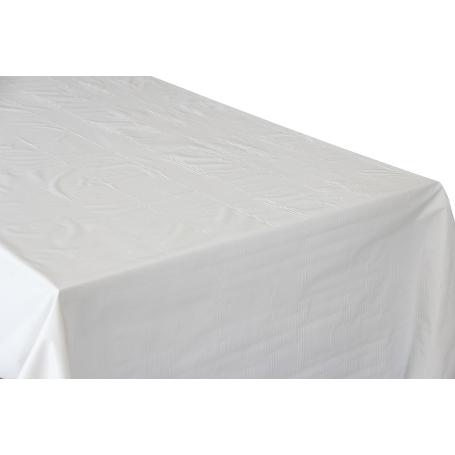 PROTECTOR DE MESA DE  PVC BLANCO 1,40 X 50  M