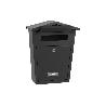 BUZÓN CORREO EXTERIOR NEGRO MODELO GARDEN 360X290X105MM
