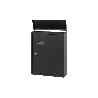 BUZÓN CORREO EXTERIOR NEGRO MODELO POST 385X290X100MM
