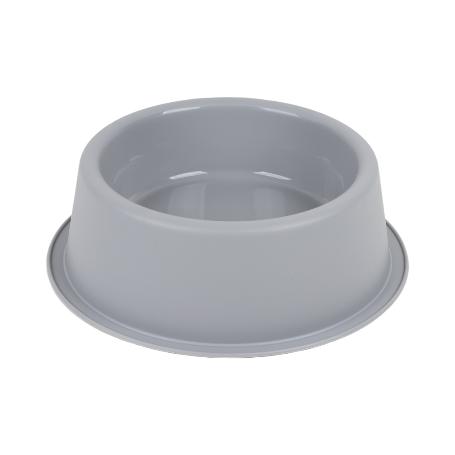 COMEDERO REDONDO  GRIS CLARO 24.5X7.5CM VENTA UNITARIA
