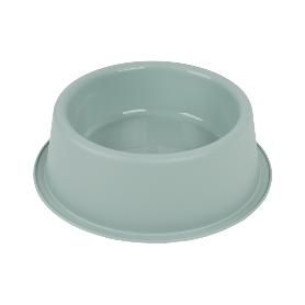 COMEDERO REDONDO  VERDE AGUA 24.5X7.5 CM   CAJA 6 UNID.