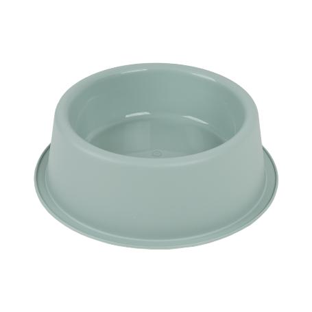 COMEDERO REDONDO  VERDE AGUA 24.5X7.5 CM   CAJA 6 UNID.