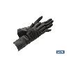 GUANTE NEGRO NEOPRENO 100% T 9   CAJA 12 UNID.