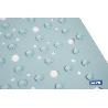ALFOMBRA ANTIDESLIZANTE CON VENTOSAS BAÑERA/ DUCHA AZUL CLARO 53 X 53 CM