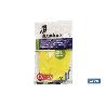 GUANTE BICOLOR LATEX REFORZADO T 8   CAJA 12 UNID.