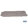 ALFOMBRA PLUS ANTIDESLIZANTE CON VENTOSAS BAÑERA/DUCHA BEIS PIEDRA 40 X104 CM