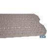 ALFOMBRA PLUS ANTIDESLIZANTE CON VENTOSAS BAÑERA/DUCHA BEIS PIEDRA 40 X104 CM