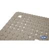 ALFOMBRA PLUS  ANTIDESLIZANTE CON VENTOSAS BAÑERA/ DUCHA BEIS PIEDRA 60 X 60 CM