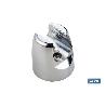 KIT GRIFO DE DUCHA CROMADO CON PULSADOR+COLGADOR+FLEXO