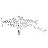 PARRILLA DOBLE INOX 250 X 250MM