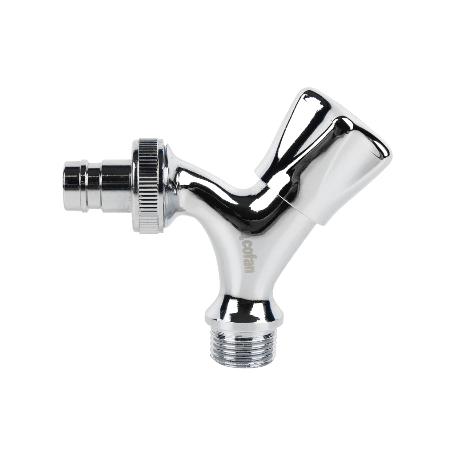 PACK DE 2 GRIFOS DE SALIDA DE AGUA PARA LAVADORA/ LAVAVAJILLAS