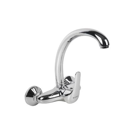 GRIFO DE COCINA/ LAVADERO MONOMANDO PARA PARED CON CAÑO ALTO
