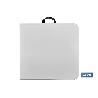 MESA PLEGABLE RECTANGULAR BLANCA 122X60X74 CM