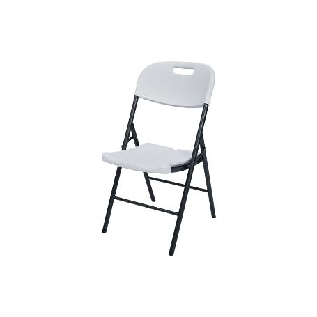 SILLA PLEGABLE BLANCA 46X53X88 CM VENTA UNITARIA