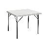 MESA PLEGABLE CUADRADA BLANCA 88X88X74CM