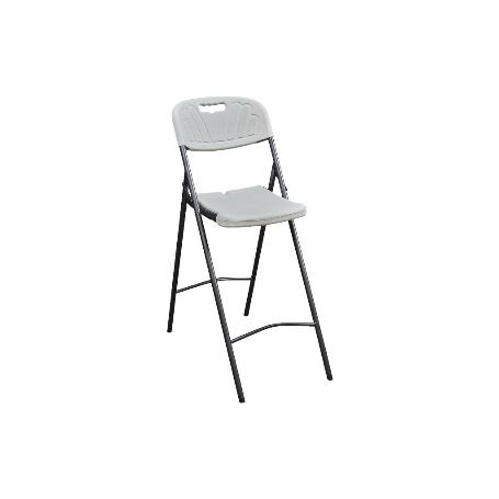 SILLA ALTA PLEGABLE BLANCA ALTURA ASIENTO 74CM   CAJA 2 UNID.