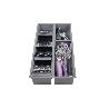 ORGANIZADOR PARA CAJON CON SEPARADORES COLOR GRIS 20 X 45 X 6.5 CM