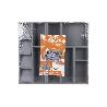 ORGANIZADOR PARA CAJON CON SEPARADORES COLOR GRIS 50 X 45 X 6.5 CM