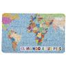 FELPUDO ESTAMPADO DIGITAL  EL MUNDO 40 X 60 CM