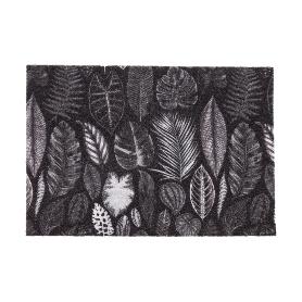 FELPUDO ESTAMPADO DIGITAL HOJAS  50 X 70 CM