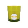 VELA AROMÁTICA DE CITRONELA VASO DECORADO  200 G