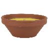VELA AROMÁTICA DE CITRONELA RECIPIENTE TERRACOTA 300 G   CAJA 6 UNID.